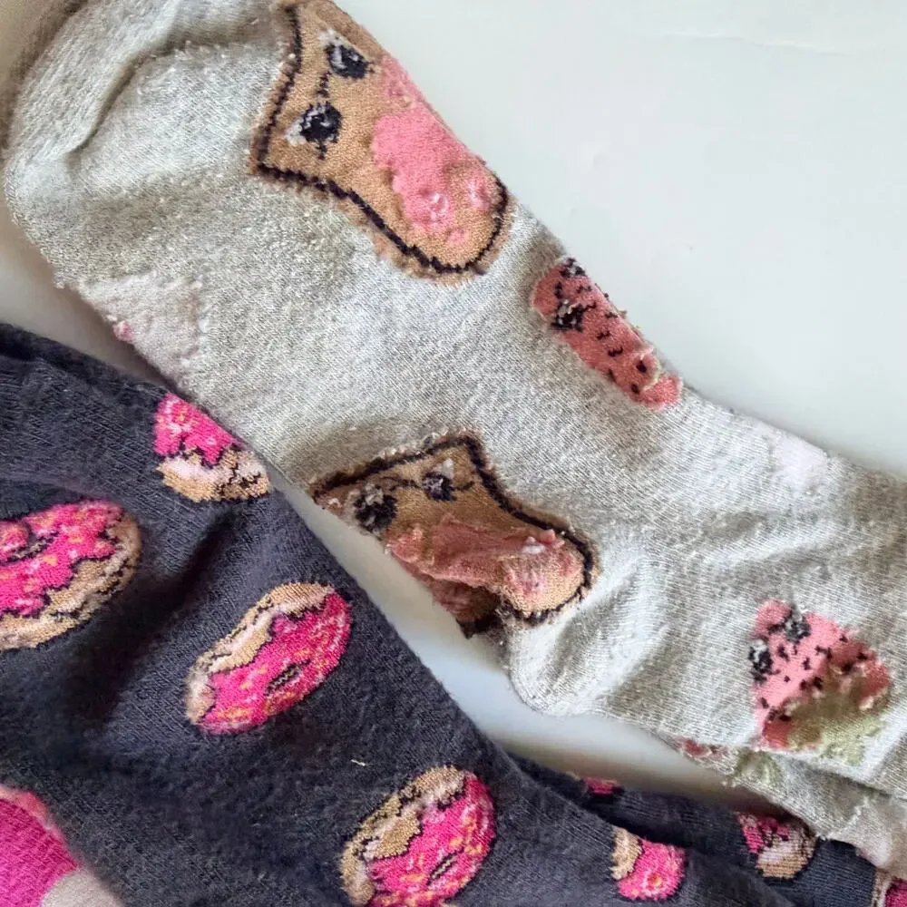 Girls Fun Socks Bundle - Medium, Cute Prints! - Picture 3 of 4